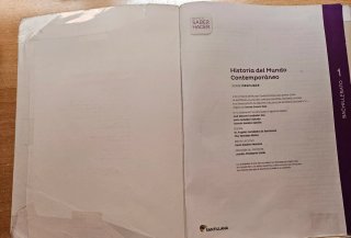 Historia del mundo contemporáneo, 1 bachillerato