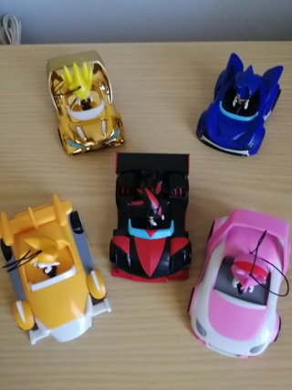 Set 5 Macchinine Tim Sonic Retrocarica