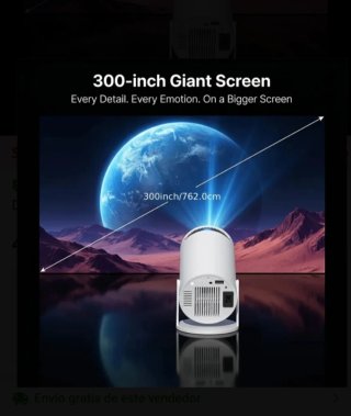 Proyector 4K UHD Blanco ⭐⭐⭐⭐⭐