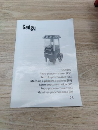 Máquina de Palomitas Retro Gadgy