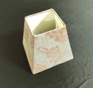 Pantalla de lámpara tela floral