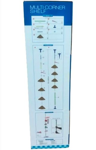 Scaffale telescopico angolare bagno