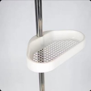 Scaffale telescopico angolare bagno