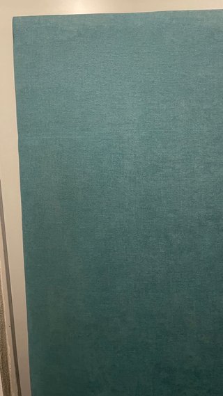 Cabecero de cama 180 cm tela azul