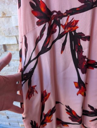 Vestido Samsøe & Samsøe floral rosa