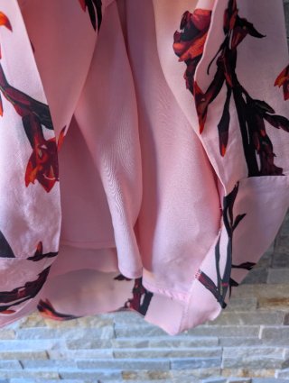 Vestido Samsøe & Samsøe floral rosa