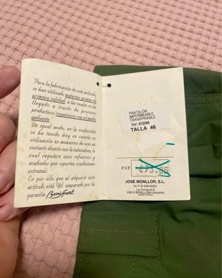 Pantalón impermeable