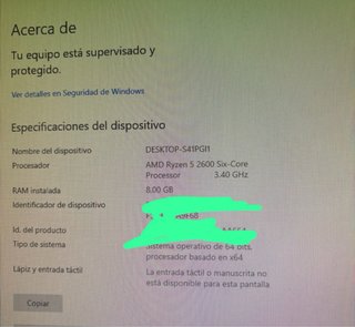 PC AMD Ryzen 5 2600 8Ram