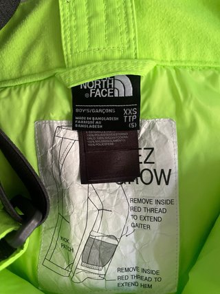 Pantalón esquí The North Face 5 años