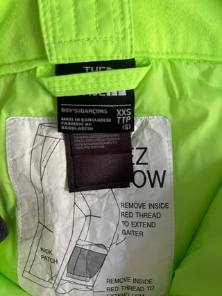 Pantalón esquí The North Face 5 años