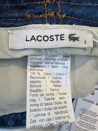 Gorro Bob Denim Lacoste Azul