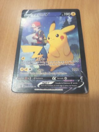 Carta Pokémon Pikachu V 190 HP
