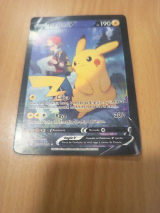 Carta Pokémon Pikachu V 190 HP