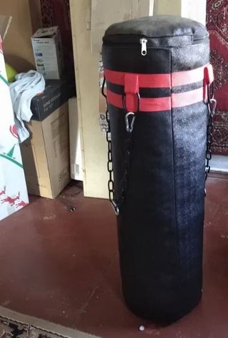 Saco de boxeo de piel