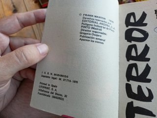 Novelas de terror Biblioteca EASA (1976-1981)