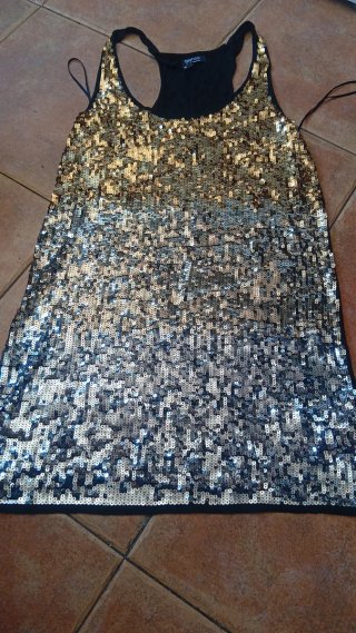 Vestido fiesta Blanco Talla M