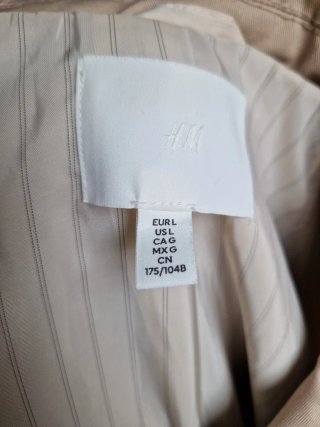 Chaqueta elegante H&M color beige claro