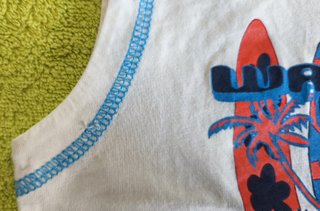 T-Shirt Sem Mangas para Bebé (6-9 Meses)