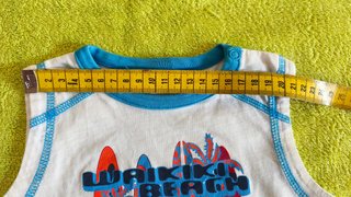 T-Shirt Sem Mangas para Bebé (6-9 Meses)