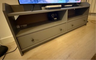 Mueble TV madera gris