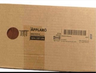 Mesa plegable madera ÄPPLARO IKEA