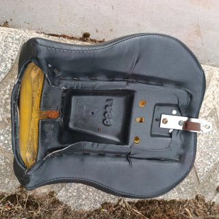 Asiento Moto Custom Negro