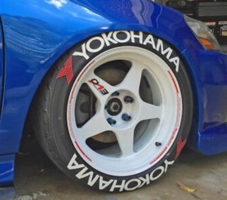 Pegatinas neumáticos Yokohama Advan (Set de 8)