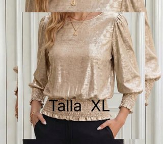 Blusa Dorada Talla XL