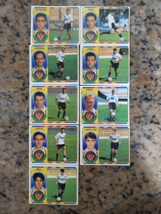 Cromos de fútbol Valencia CF
