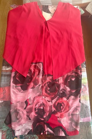 VESTIDO FIESTA ROSAS