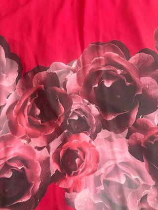 VESTIDO FIESTA ROSAS