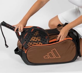 Paletero Adidas Tour 2026 Marrón/Naranja