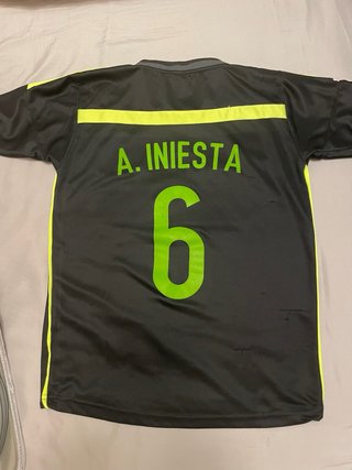 Camiseta Adidas Iniesta Champion 2010 Talla 10
