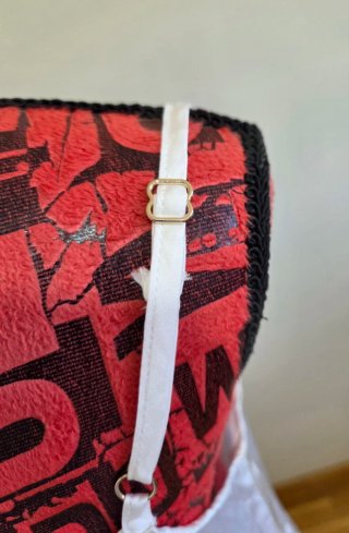 Top Rinascimento Blanco Satinado Encaje