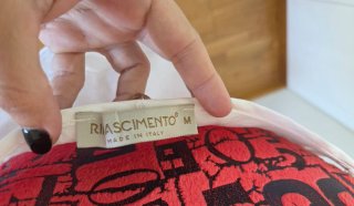 Top Rinascimento Blanco Satinado Encaje