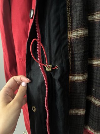 Abrigo Liz Claiborne Rojo Talla L
