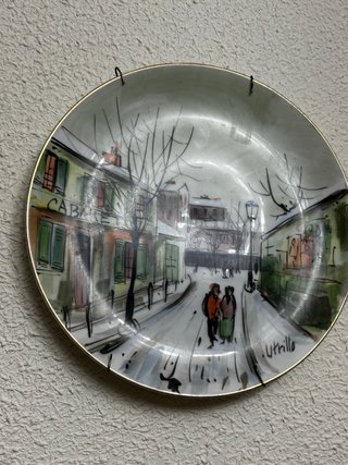 Plato decorativo Maurice Utrillo