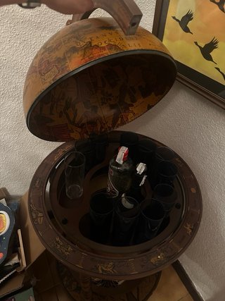 Botellero Globo Terráqueo