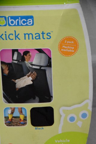 Brica Kick Mats - Protectores Asientos Coche (2 ud