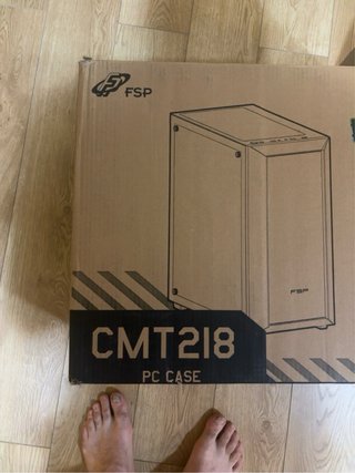 Caja PC FSP CMT218 Blanca Nueva Cristal Templado