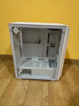 Caja PC FSP CMT218 Blanca Nueva Cristal Templado