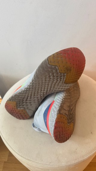 Nike Epic React Flyknit Gris Naranja