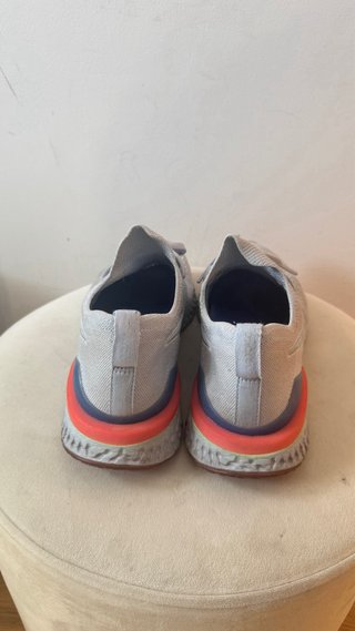 Nike Epic React Flyknit Gris Naranja