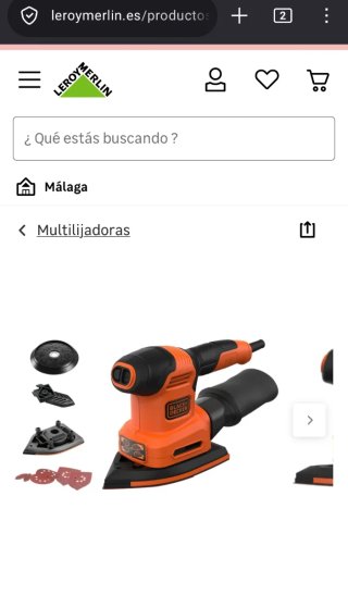 Lijadora Black & Decker 4 en 1