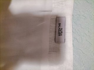 Pantalón recto blanco forrado