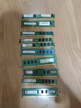 Lote 10 Módulos Memoria RAM DDR3 PC