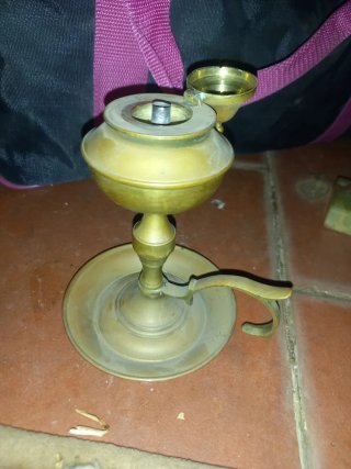 Lote 10 antigüedades latón, balanza, RITZ