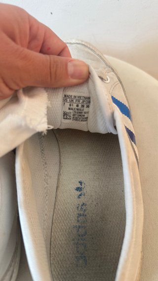 Adidas Nizza Zapatillas Blancas y Azules