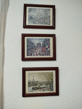 3 Cuadros Decorativos de París