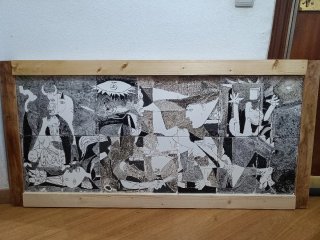 Cuadro El Guernica Esmalte Cerámica
